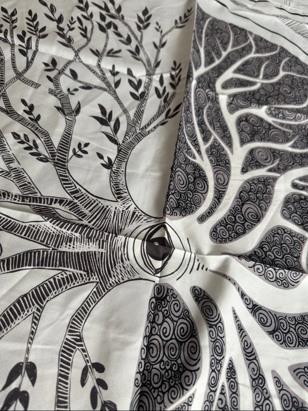 Druid Tree of Life Wall Tapestry All Seeing Eye Sun Moon 36” x 28” NEW